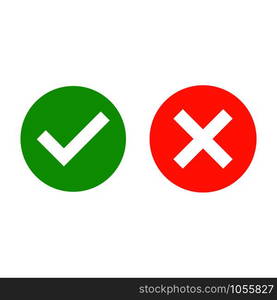 Check mark icons signs. Vector eps10 illustration