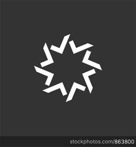 Check Mark Star Logo Template Illustration Design. Vector EPS 10.
