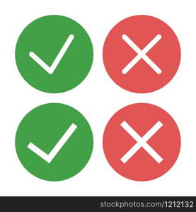 Check mark vector illustration icon, approved ok symbol