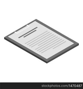 Checkboard icon. Isometric of checkboard vector icon for web design isolated on white background. Checkboard icon, isometric style