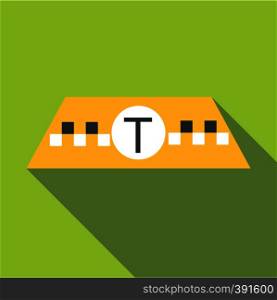 Checker for taxi icon. Flat illustration of checker for taxi vector icon for web. Checker for taxi icon, flat style