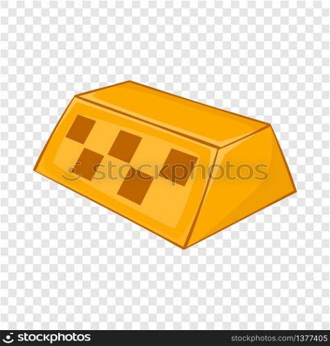 Checker taxi icon in cartoon style isolated on background for any web design . Checker taxi icon, cartoon style