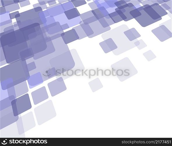 Checkered abstract background in Very Peri color. Modern techno business design. Vector illustration.