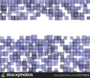 Checkered abstract background in Very Peri color. Modern techno business design. Vector illustration.