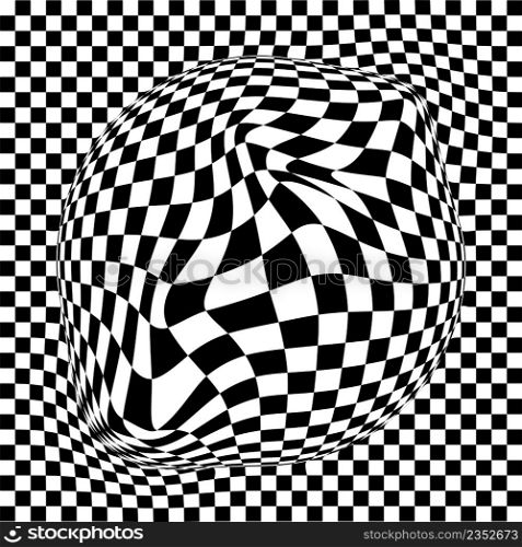 Checkered Background Design, Clean Vector Art Illustration