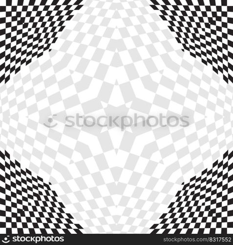 Checkered Background Design Vector Illustration