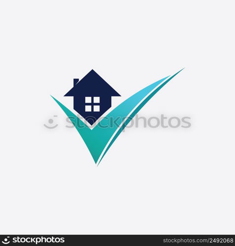 Checklist check mark logo vector or icon. Tick symbol in green color illustration. Accept okey symbol for approvement or cheklist design