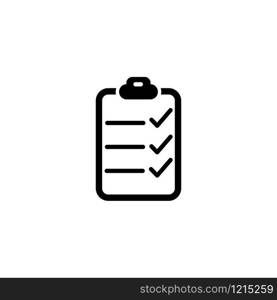 Checklist icon design template vector