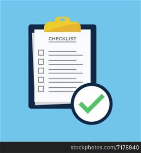 checklist - report icon vector design template