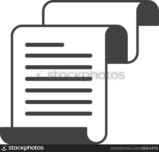 checklist report illustration in minimal style isolated on background