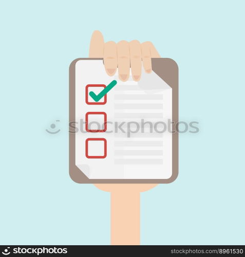 Checklist vector image