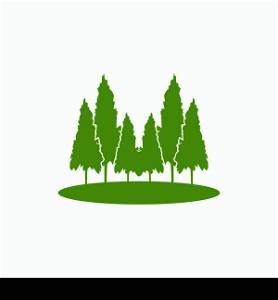 Cheddar tree logo template vector