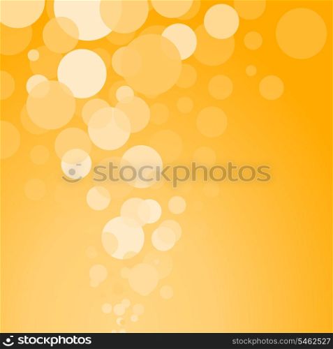 Cheerful ball2. Gold background with balls. A vector illustration