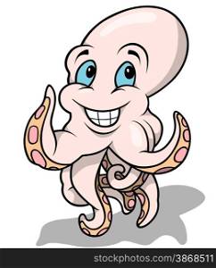 Cheerful Octopus
