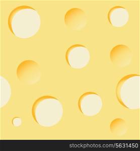 Cheese background (seamless). Vector illustration. EPS 10.