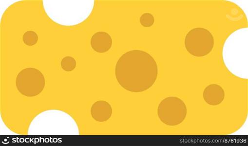 cheese cubes illustration in minimal style isolated on background