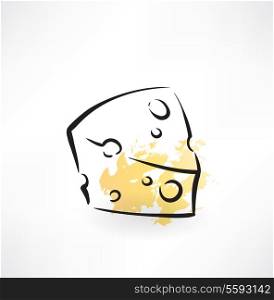 cheese grunge icon