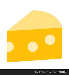 cheese, icon on isolated background