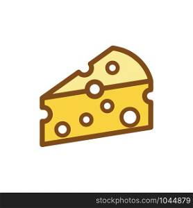 Cheese icon vector