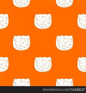Cheese pattern vector orange for any web design best. Cheese pattern vector orange