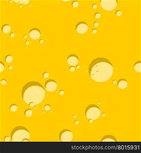 Cheese seamless texture . Vector illustration of surface of cheese. Pattern yellow dairy product with holes&#xA;