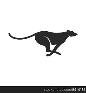 Cheetah logo illustration vector flat design