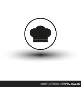 Chef cook hat icon. Vector illustration. EPS 10. Stock image.. Chef cook hat icon. Vector illustration. EPS 10.