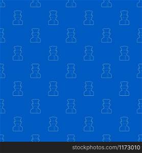 Chef cook pattern vector seamless blue repeat for any use. Chef cook pattern vector seamless blue