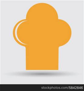 chef hat icon on a white background