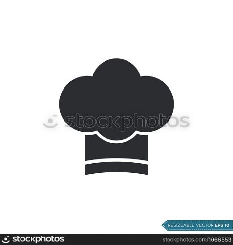 Chef Hat Icon Vector Template Illustration Design
