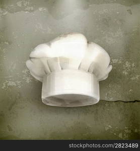 Chef hat, old-style vector