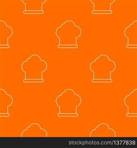 Chef hat pattern vector orange for any web design best. Chef hat pattern vector orange