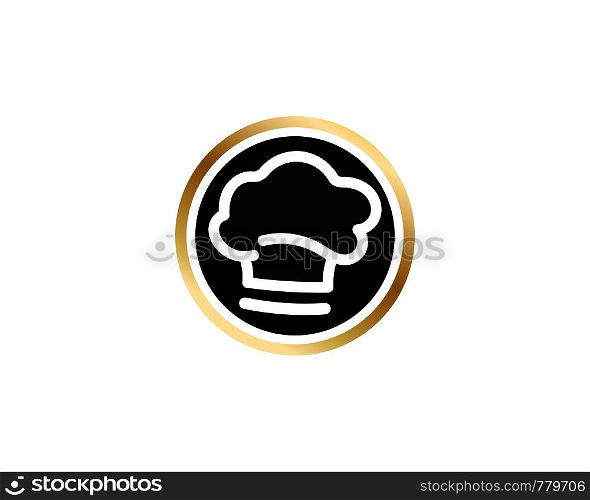 chef logo classical cook catering vector design