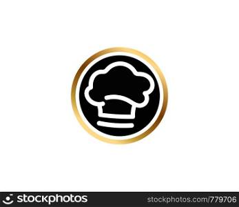 chef logo classical cook catering vector design