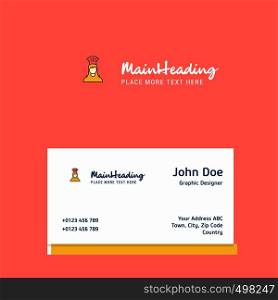 Chef logo Design with business card template. Elegant corporate identity. - Vector