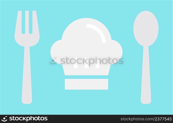 chef serve food icon for decoration, website, web, presentation, printing, banner, logo, poster design, etc.