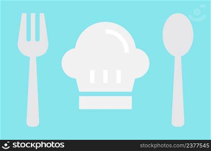 chef serve food icon for decoration, website, web, presentation, printing, banner, logo, poster design, etc.