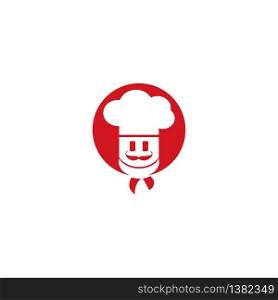 Chef vector logo design. Cooking and restaurant logo concept.