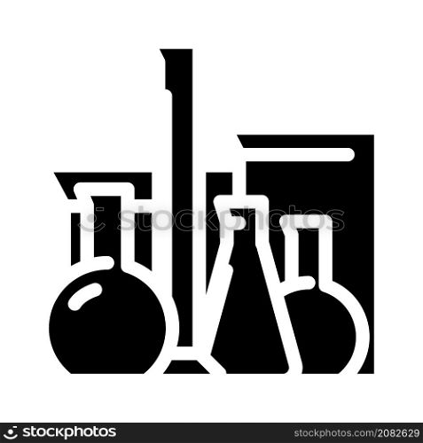 chemical cabinet equipment glyph icon vector. chemical cabinet equipment sign. isolated contour symbol black illustration. chemical cabinet equipment glyph icon vector illustration