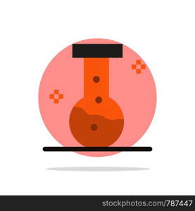 Chemical, Lab, Laboratory Abstract Circle Background Flat color Icon
