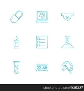 chemical , madical , lab, science , beaker , testtube , flask ,icon, vector, design, flat, collection, style, creative, icons