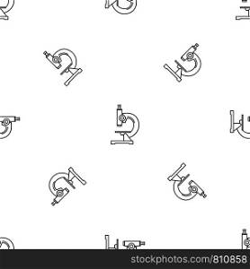Chemical microscope pattern seamless vector repeat geometric for any web design. Chemical microscope pattern seamless vector