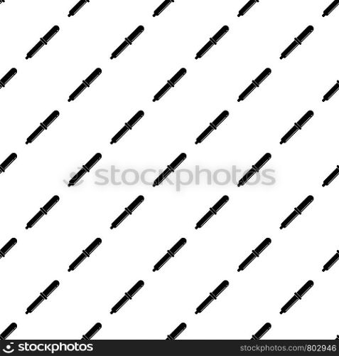 Chemical pipette pattern seamless vector repeat geometric for any web design. Chemical pipette pattern seamless vector