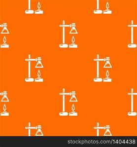 Chemical process pattern vector orange for any web design best. Chemical process pattern vector orange