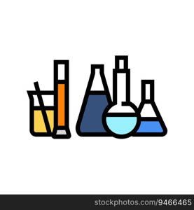 chemical substances engineer color icon vector. chemical substances engineer sign. isolated symbol illustration. chemical substances engineer color icon vector illustration