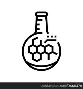 chemical synthesis engineer line icon vector. chemical synthesis engineer sign. isolated contour symbol black illustration. chemical synthesis engineer line icon vector illustration