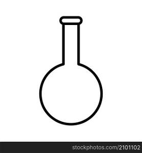Chemical test tube bottle icon