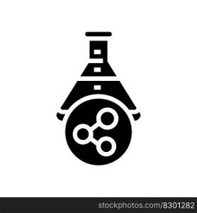 chemicals and solvents tool work glyph icon vector. chemicals and solvents tool work sign. isolated symbol illustration. chemicals and solvents tool work glyph icon vector illustration