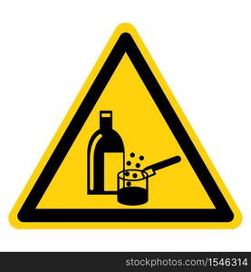 Chemicals In Use Symbol Sign Isolate On White Background,Vector Illustration