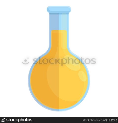 Chemistry flask icon cartoon vector. Research lab. Medical laboratory. Chemistry flask icon cartoon vector. Research lab